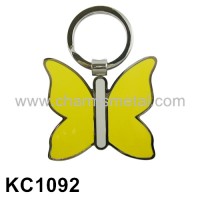 KC1092 - Butterfly With Enamel Key Chain
